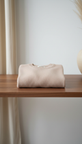 Blush Sand cashmere knit sweater